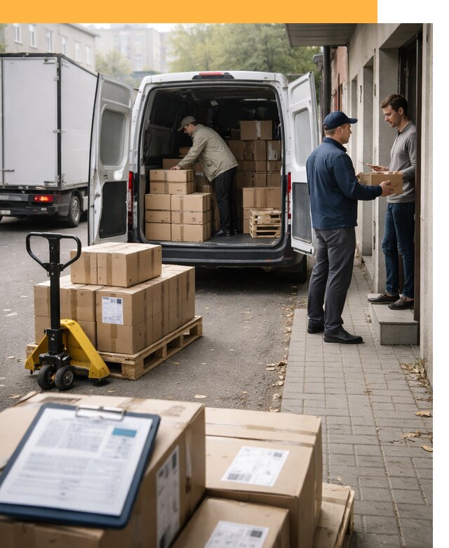 Доставка грузов от двери до двери с таможней от 46017 руб.
