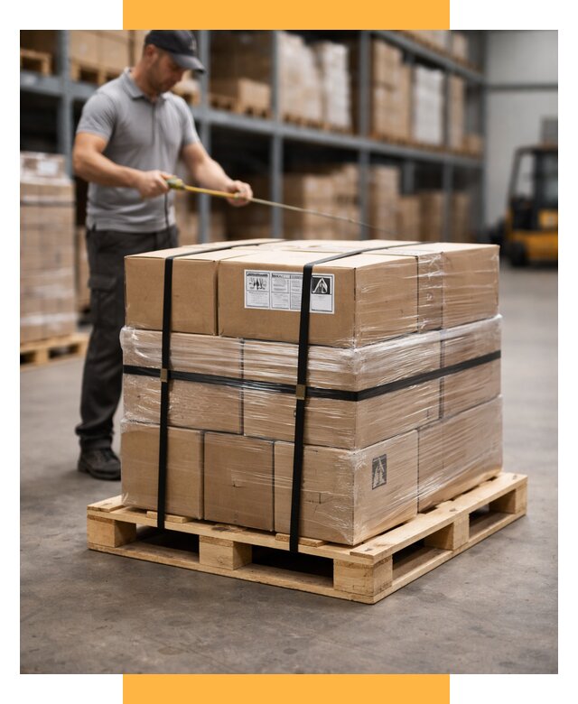 Упаковка и паллетирование грузов от 3579 р. | СетСервис-Шкр