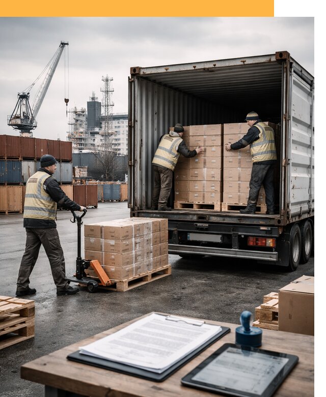 Доставка грузов из Латвии от 25565 руб, морская, авто, авиа