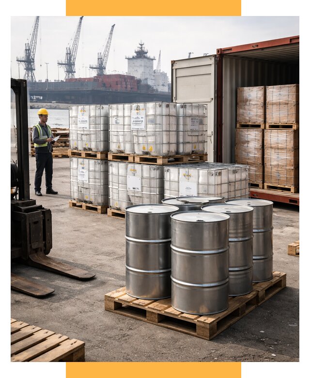 Доставка химического сырья из Индии от 255650 р. | СетСервис-Шкр