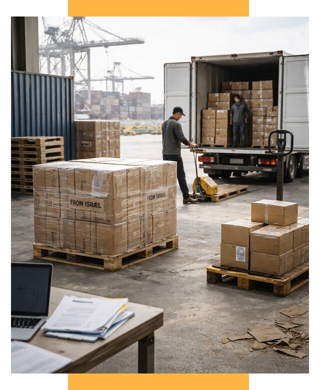 Доставка грузов из Израиля от 15339 р., логистика от СетСервис-Шкр