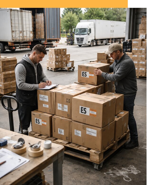 Доставка грузов в Испанию автотранспортом от 35791 руб