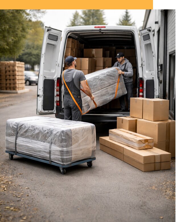 Перевозка мебели по России и за рубеж с таможней от 7670