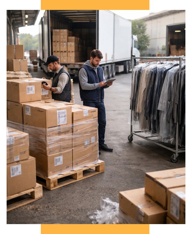 Перевозка и доставка одежды из Китая от 7670 р., СетСервис-Шкр