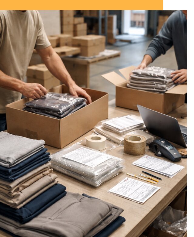 Перевозка одежды по миру от 7670 руб. с таможенным оформлением