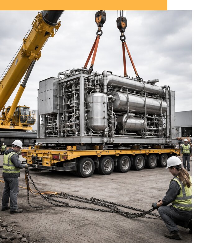 Перевозка тяжеловесных грузов по миру от 153390 руб