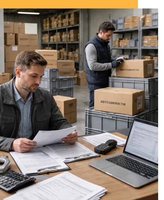 Таможенное оформление автозапчастей по выгодным тарифам от 8692