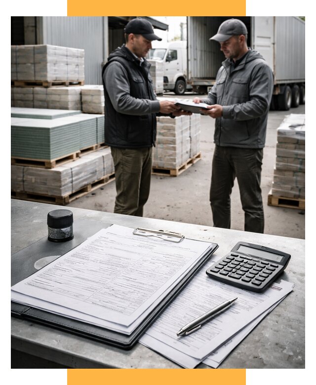 Таможенное оформление стройматериалов от 8692 р. | СетСервис-Шкр