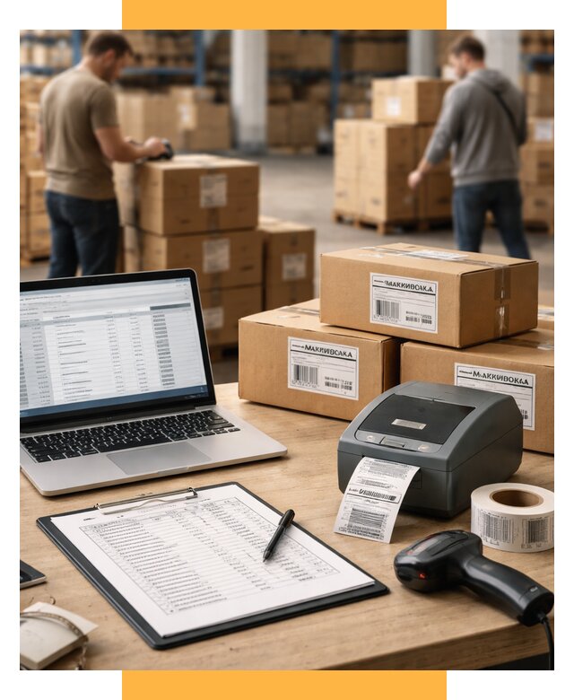 Маркировка импортных товаров от 4602 р. под ключ, СетСервис-Шкр