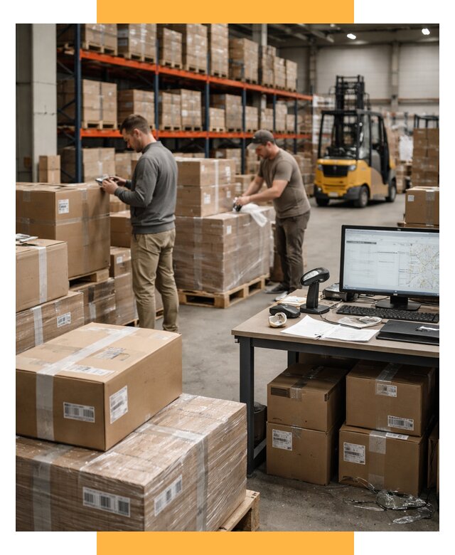 Склад консолидации в Европе от 6647 р., услуги СетСервис-Шкр