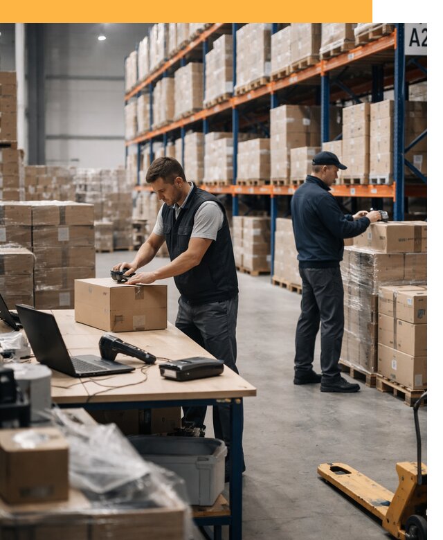 Склад консолидации в Европе: хранение, сортировка от 6647